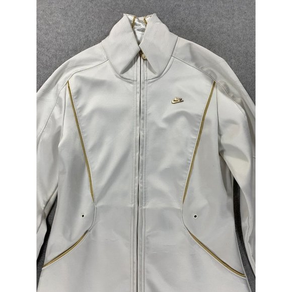 Nike Swoosh 3/4 Length Jacket (Women's‎ Medium) White - Picture 2 of 12